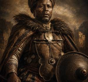 Fitawrari Habte Giyorgis Dinagde Historical Painting